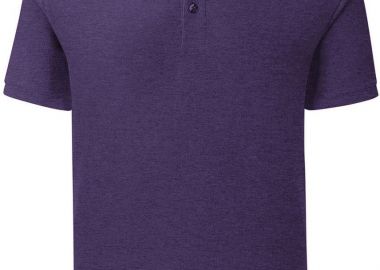 Ανδρική μπλούζα Polo Iconic Fruit of the Loom 63-044-0 Heather Purple - Fruit of the Loom - 