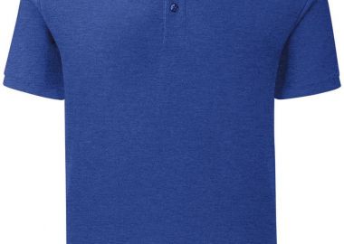 Ανδρική μπλούζα Polo Iconic Fruit of the Loom 63-044-0 Retro Heather Royal - Fruit of the Loom - 