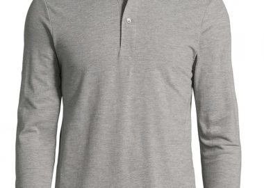 Ανδρική Μπλούζα Polo Πικέ Μακρυμάνικη 02087 Sol's Perfect LSL Men Grey Melange - SOLS - 