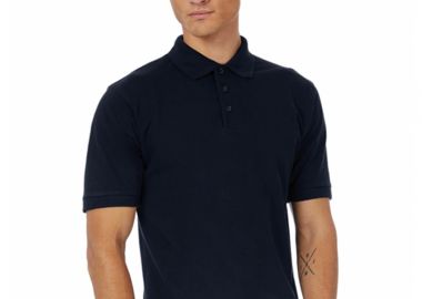 Ανδρική μπλούζα Polo Pique B & C ID.001 Black -  - 