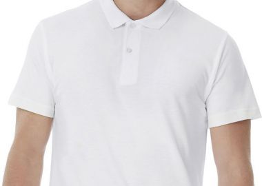 Ανδρική μπλούζα Polo Pique B & C ID.001 White -  - 