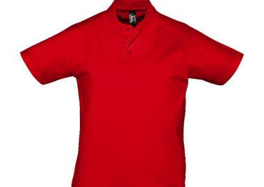 Ανδρική Μπλούζα Polo Prescott 11377 SOL'S Red - SOLS - 
