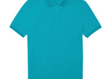 Ανδρική Μπλούζα Polo PU428 B & C White Pop Turquoise - B & C - 