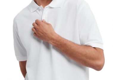 Ανδρική Μπλούζα Polo R-569M-0 Russell Classic Cotton White - Russell - 