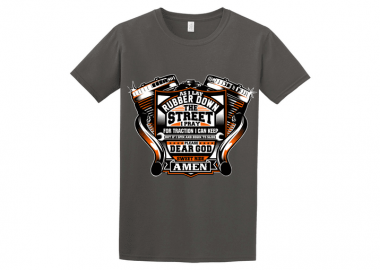 Ανδρική μπλούζα Street Rubber - GILDAN - 