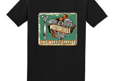 Ανδρική μπλούζα Two Wheels - GILDAN - 