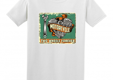 Ανδρική μπλούζα Two Wheels - GILDAN - 