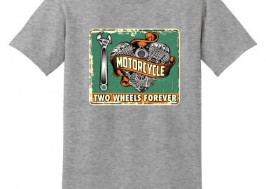 Ανδρική μπλούζα Two Wheels - GILDAN - 