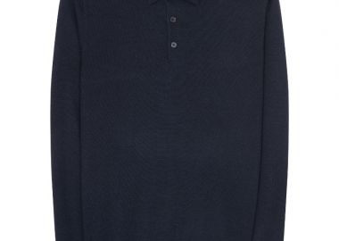 ΑΝΔΡΙΚΗ ΜΠΛΟΥΖΑ POLO SEIDENSTICKER MERINO ΣΚΟΥΡΟ ΜΠΛΕ - SEIDENSTICKER - 