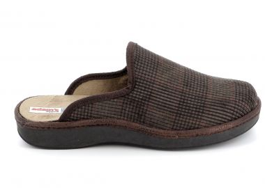 Ανδρική Παντόφλα Adam's Χρώματος Καφέ 754-23506-15.2 - ADAM'S - 