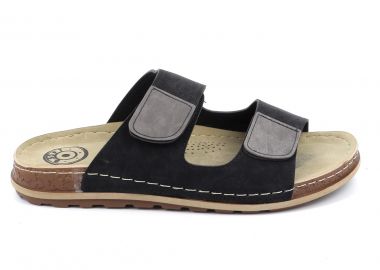 Ανδρική Παντόφλα B-Soft Χρώματος Μαύρο 24001.B - B-SOFT - 