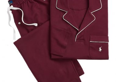 ΑΝΔΡΙΚΗ ΠΙΤΖΑΜΑ ΜΑΚΡΥΜΑΝΙΚΗ LOUNGE SET ΚΟΚΚΙΝΟ - POLO RALPH LAUREN - 