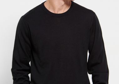 Ανδρική πλεκτή μπλούζα merino blend - FUNKY BUDDHA - 