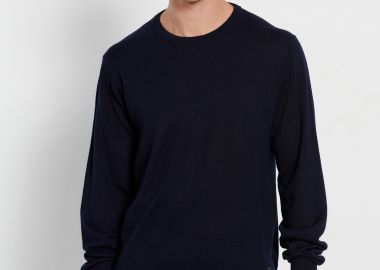 Ανδρική πλεκτή μπλούζα merino blend - FUNKY BUDDHA - 