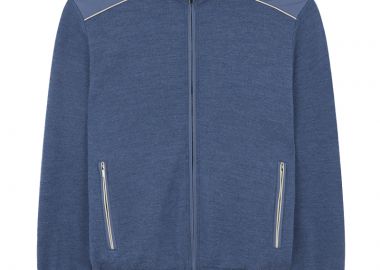 ΑΝΔΡΙΚΗ ΠΛΕΚΤΗ ΖΑΚΕΤΑ ΜΕ ΦΕΡΜΟΥΑΡ PAUL & SHARK ΚΑΝΟΝΙΚΗ ΓΡΑΜΜΗ ΜΠΛΕ - PAUL & SHARK - 