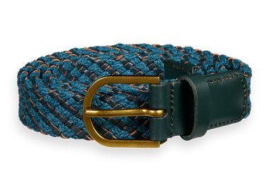 ΑΝΔΡΙΚΗ ΠΛΕΚΤΗ ΖΩΝΗ ΜΠΛΕ - SCOTCH & SODA - 