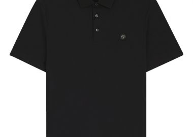 ΑΝΔΡΙΚΗ POLO ΜΠΛΟΥΖΑ BOSS C-PARRIS ΚΟΝΤΟΜΑΝΙΚΟ ΜΑΥΡΟ - BOSS - 