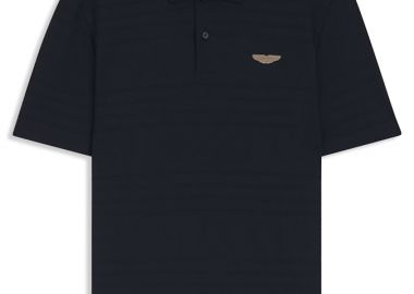 ΑΝΔΡΙΚΗ POLO ΜΠΛΟΥΖΑ BOSS X ASTON MARTIN C-PARRIS KONTOMANIKO ΣΚΟΥΡΟ ΜΠΛΕ - BOSS - 