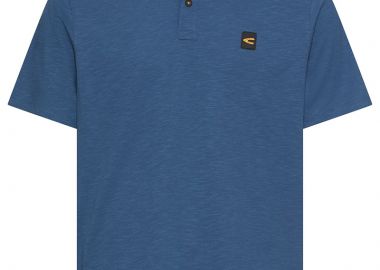 ΑΝΔΡΙΚΗ POLO ΜΠΛΟΥΖΑ CAMEL ACTIVE ΚΟΝΤΟΜΑΝΙΚΗ JERSEY ΜΠΛΕ - CAMEL ACTIVE - 