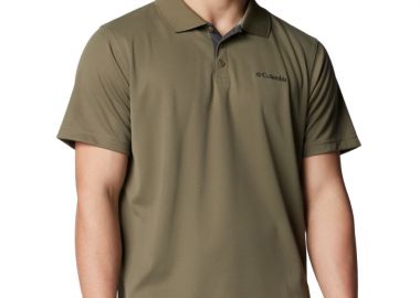 ΑΝΔΡΙΚΗ POLO ΜΠΛΟΥΖΑ COLUMBIA UTILIZER ΚΟΝΤΟΜΑΝΙΚΗ ΧΑΚΙ - COLUMBIA - 