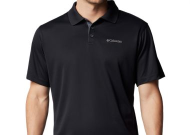 ΑΝΔΡΙΚΗ POLO ΜΠΛΟΥΖΑ COLUMBIA UTILIZER ΚΟΝΤΟΜΑΝΙΚΗ ΜΑΥΡΟ - COLUMBIA - 