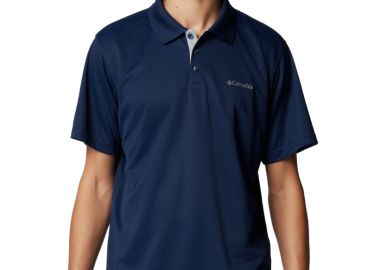 ΑΝΔΡΙΚΗ POLO ΜΠΛΟΥΖΑ COLUMBIA UTILIZER ΚΟΝΤΟΜΑΝΙΚΗ ΣΚΟΥΡΟ ΜΠΛΕ - COLUMBIA - 