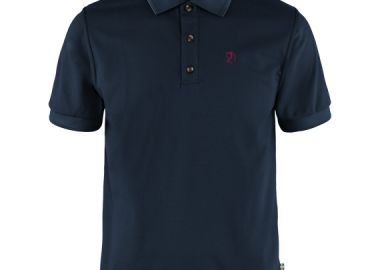 ΑΝΔΡΙΚΗ POLO ΜΠΛΟΥΖΑ FJALLRAVEN CROWLEY ΠΙΚΕ ΣΚΟΥΡΟ ΜΠΛΕ - FJALLRAVEN - 