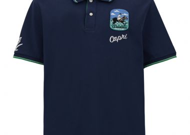 ΑΝΔΡΙΚΗ POLO ΜΠΛΟΥΖΑ LA MARTINA ΣΚΟΥΡΟ ΜΠΛΕ - LA MARTINA - 