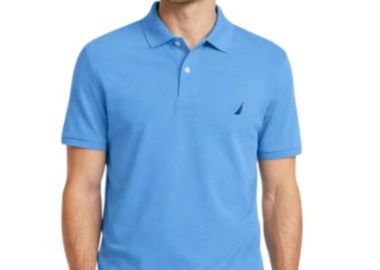 ΑΝΔΡΙΚΗ POLO ΜΠΛΟΥΖΑ NAUTICA ΚΟΝΤΟΜΑΝΙΚΗ ΓΑΛΑΖΙΟ - NAUTICA - 