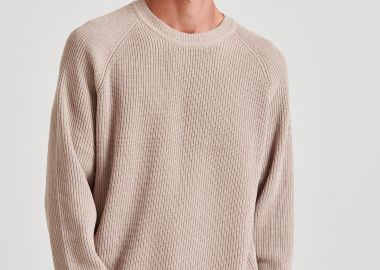 Ανδρική relaxed fit chenille μπλούζα - FUNKY BUDDHA - 