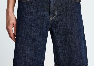 Ανδρική slim tapered βερμούδα τζην -The essentials - FUNKY BUDDHA - 