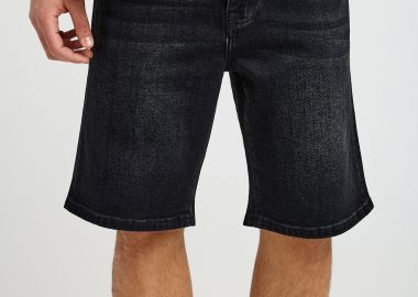 Ανδρική slim tapered βερμούδα τζην - FUNKY BUDDHA - 