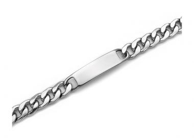 Ανδρική ταυτότητα χεριού κλασική από ατσάλι BA177 - Asimenio - 