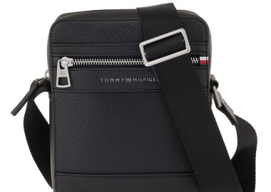 Ανδρική Τσάντα Χιαστί Tommy Hilfiger AM0AM13204 BDS Μαύρη - Tommy Hilfiger - 