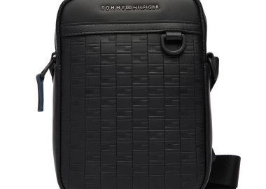 Ανδρική Τσάντα Χιαστί Tommy Hilfiger AM0AM14019-BDS Μαύρη - Tommy Hilfiger - 