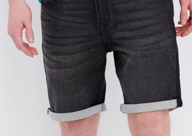 Ανδρική τζιν βερμούδα - FUNKY BUDDHA - 