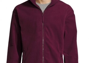 Ανδρική Ζακέτα Fleece North 55000 SOL'S Burgundy - SOLS - 