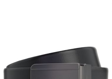 ΑΝΔΡΙΚΗ ΖΩΝΗ BOSS GIFFLET ΔΕΡΜΑ ΔΙΠΛΗ ΑΓΚΡΑΦΑ ΜΑΥΡΟ - BOSS - 