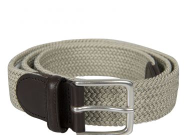 ΑΝΔΡΙΚΗ ΖΩΝΗ ELASTIC BRAID MARINE DRY SAND - GANT - 