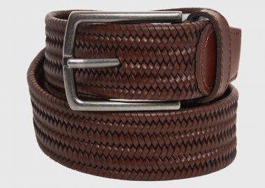 Ανδρική ζώνη leather blend - FUNKY BUDDHA - 