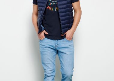 Ανδρικό αμάνικο μπουφάν - FUNKY BUDDHA - 