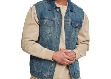 Ανδρικό Αμάνικο Μπουφάν Denim TB514-00344 Urban Classics Light Blue Lightblue - Urban Classics - 