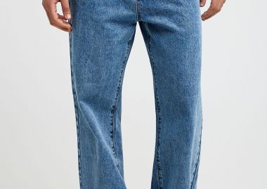 Ανδρικό baggy fit τζην με washed effects - FUNKY BUDDHA - 