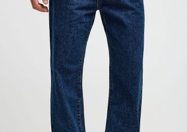 Ανδρικό baggy fit τζην με washed effects - FUNKY BUDDHA - 