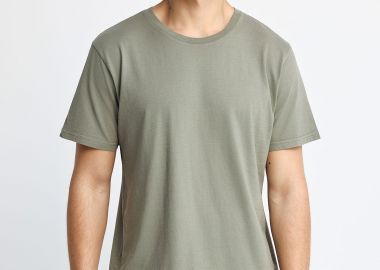 Ανδρικό βαμβακερό regular fit t-shirt - The essentials - FUNKY BUDDHA - 