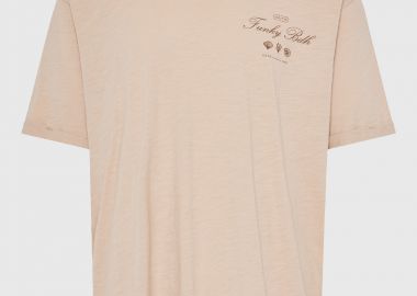 Ανδρικό βαμβακερό relaxed t-shirt με τύπωμα - FUNKY BUDDHA - 