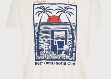 Ανδρικό βαμβακερό t-shirt με τύπωμα - FUNKY BUDDHA - 