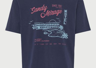 Ανδρικό βαμβακερό t-shirt με τύπωμα - FUNKY BUDDHA - 