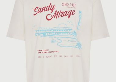 Ανδρικό βαμβακερό t-shirt με τύπωμα - FUNKY BUDDHA - 