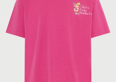 Ανδρικό βαμβακερό t-shirt με τύπωμα - FUNKY BUDDHA - 